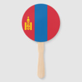 Mongolei-Flagge Fächer (Rückseite)
