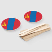 Mongolei-Flagge Fächer (Non-assembled)