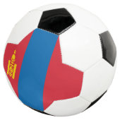 Mongolei-Flagge Fußball (Dreiviertel)