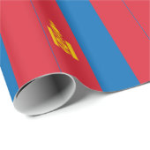 Mongolei-Flagge Geschenkpapier (Rolleneckpunkt)
