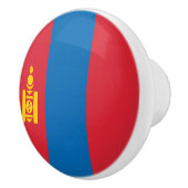Mongolei-Flagge Keramikknauf (Rechts)