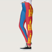 Mongolei-Flagge Leggings (Links)