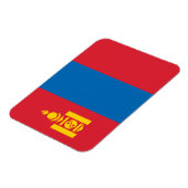 Mongolei-Flagge Magnet (Linke Seite)