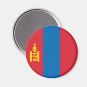 Mongolei-Flagge Magnet (Vorderseite/Rückseite)
