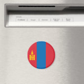 Mongolei-Flagge Magnet (In Situ (Geschirrspüler))