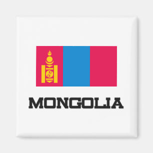 Mongolei-Flagge Magnet