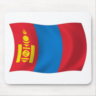 Mongolei-Flagge-Mauspad Mousepad