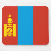 Mongolei-Flagge Mousepad (Vorne)