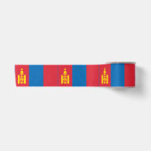 Mongolei-Flagge Satinband (Vorderseite)