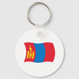 Mongolei-Flagge-Schlüsselanhänger Schlüsselanhänger