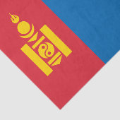 Mongolei-Flagge Seidenpapier (Ausschnitt)