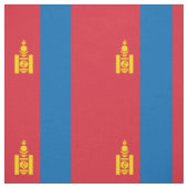 Mongolei-Flagge Stoff (Muster)