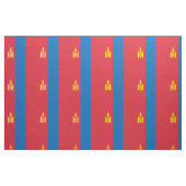 Mongolei-Flagge Stoff (Fat Quarter (45,7 x 55,9 cm))