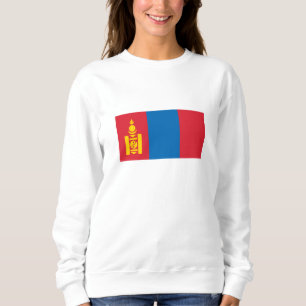 Mongolei-Flagge Sweatshirt