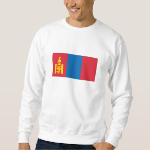 Mongolei-Flagge Sweatshirt
