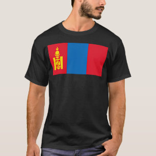Mongolei-Flagge Ulaanbaatar Mongolisch T-Shirt