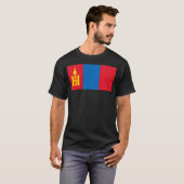 Mongolei-Flagge Ulaanbaatar Mongolisch T-Shirt (Vorne ganz)