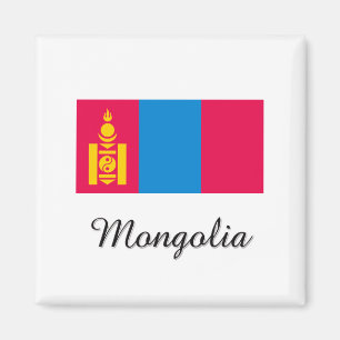 Mongolei-Flaggen-Entwurf Magnet