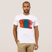 Mongolei-Flaggen-T - Shirt (Vorne ganz)
