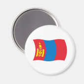 Mongolei Flaggenmagnet Magnet (Vorderseite/Rückseite)