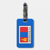 Mongolei Gepäckanhänger (Rückseite vertikal)
