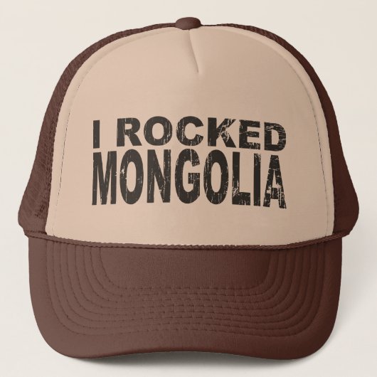 Mongolei-Hut Truckerkappe (Vorderseite)