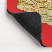 Mongolei-Karte Mousepad (Ecke)