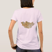Mongolei + Karte + Text-T - Shirt (Rückseite)