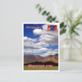 Mongolei - Landschaft - Postkarte (Stehend Vorderseite)