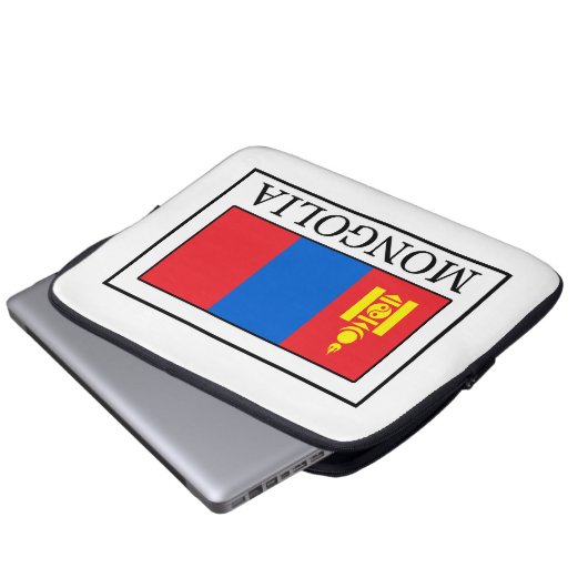 Mongolei Laptopschutzhülle (Vorne Knopf)