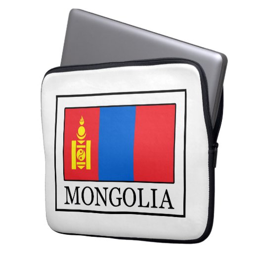 Mongolei Laptopschutzhülle (Vorderseite Links)