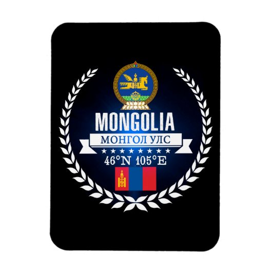 Mongolei Magnet (Vertikal)