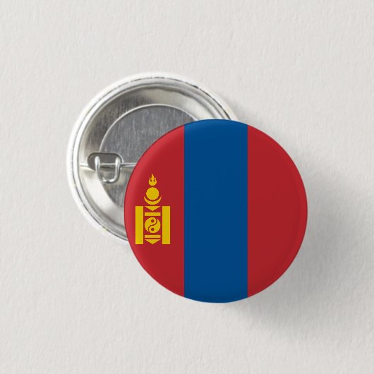 Mongolei (Mongolei) Button (Vorne & Hinten)