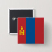 Mongolei (Mongolei) Button (Vorne & Hinten)