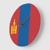 Mongolei (Mongolei) Große Wanduhr (Winkel)