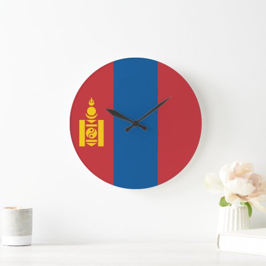Mongolei (Mongolei) Große Wanduhr (Zuhause)