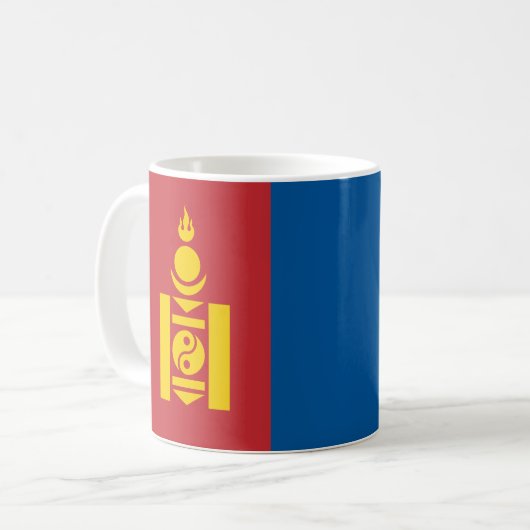 Mongolei (Mongolei) Kaffeetasse (Vorderseite Links)