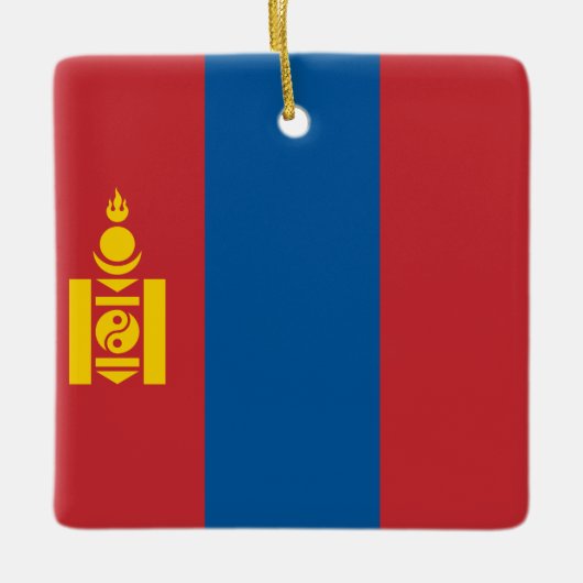 Mongolei (Mongolei) Keramikornament (Vorderseite)