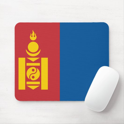 Mongolei (Mongolei) Mousepad (Mit Mouse)