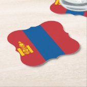 Mongolei (Mongolei) Untersetzer (angewinkelt)