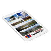 Mongolei - Mosaik - Magnet (Rechte Seite)