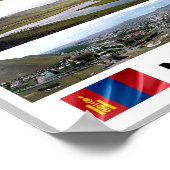 Mongolei - Mosaik - Poster (Ecke)