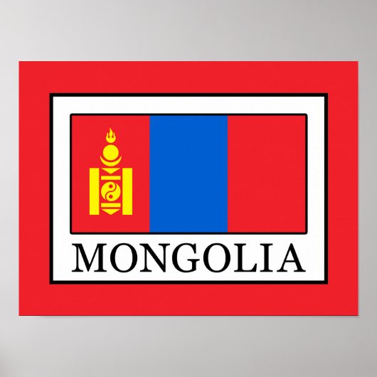 Mongolei Poster (Vorne)