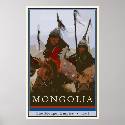 Mongolei Poster (Vorne)