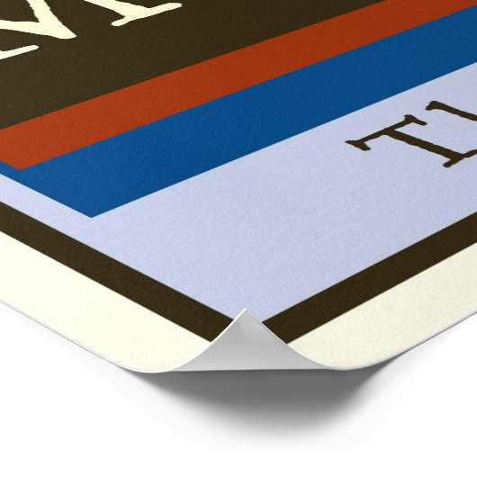 Mongolei Poster (Ecke)