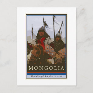 Mongolei Postkarte