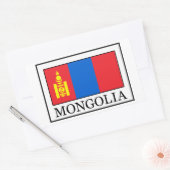 Mongolei Rechteckiger Aufkleber (Umschlag)