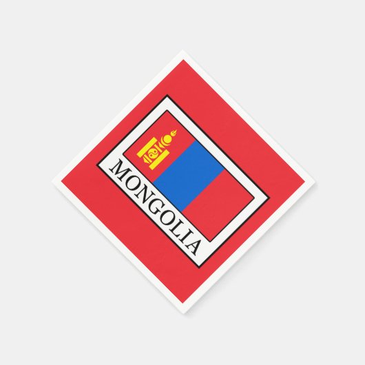 Mongolei Serviette (Ecke)