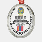 Mongolei Silbernes Ornament (Links)