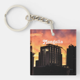 Mongolei-Skyline Schlüsselanhänger